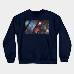 Colorful Deep Sky Astrophotography Crewneck Sweatshirt